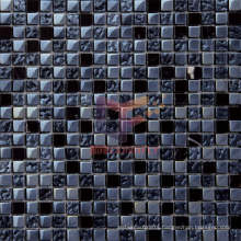 Retro Style Black Stone Mix Crystal Mosaic Tile (CS014)